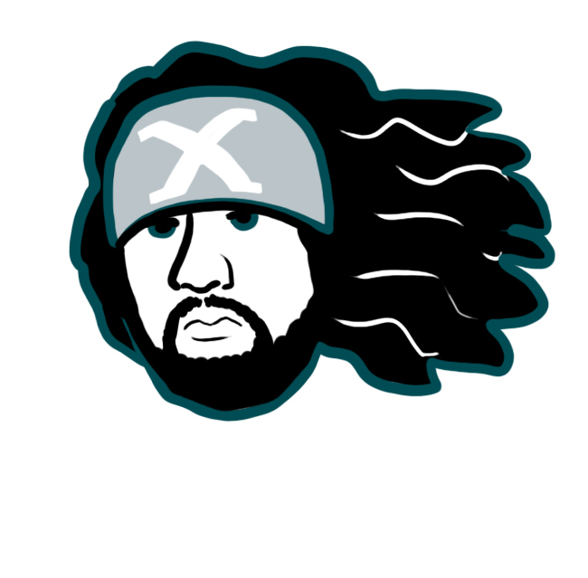 Philadelphia Eagles X-Pac Logo iron on transfers